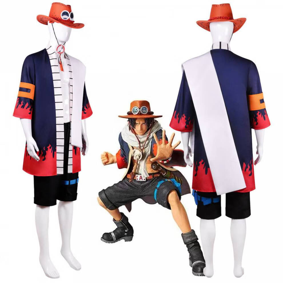 Men'S Kimono Accessories - Anime Portgas D Ace Cosplay Costume