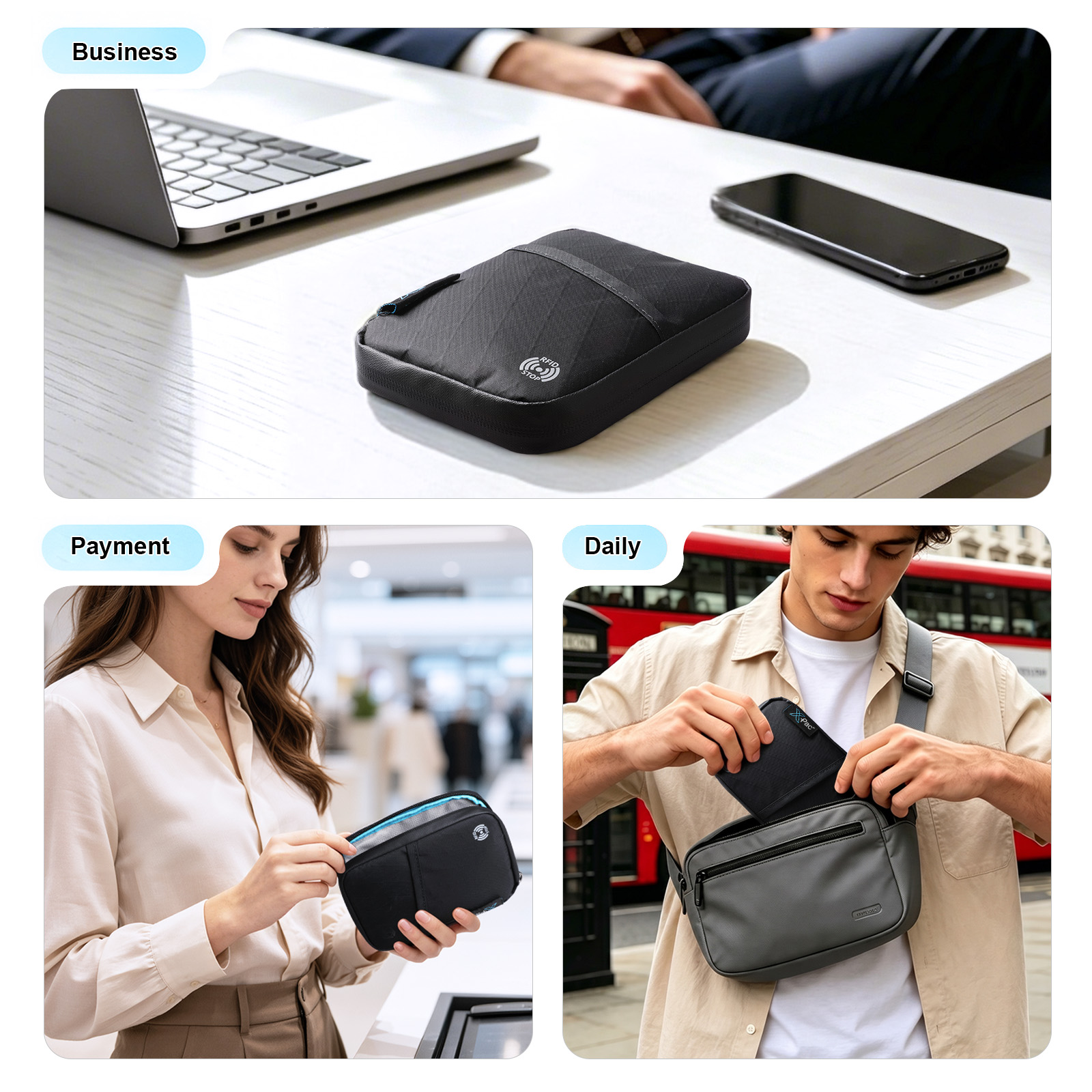HcanKcan Mini Anti-theft Passp - Travel Organizer Men ulasan dan harga