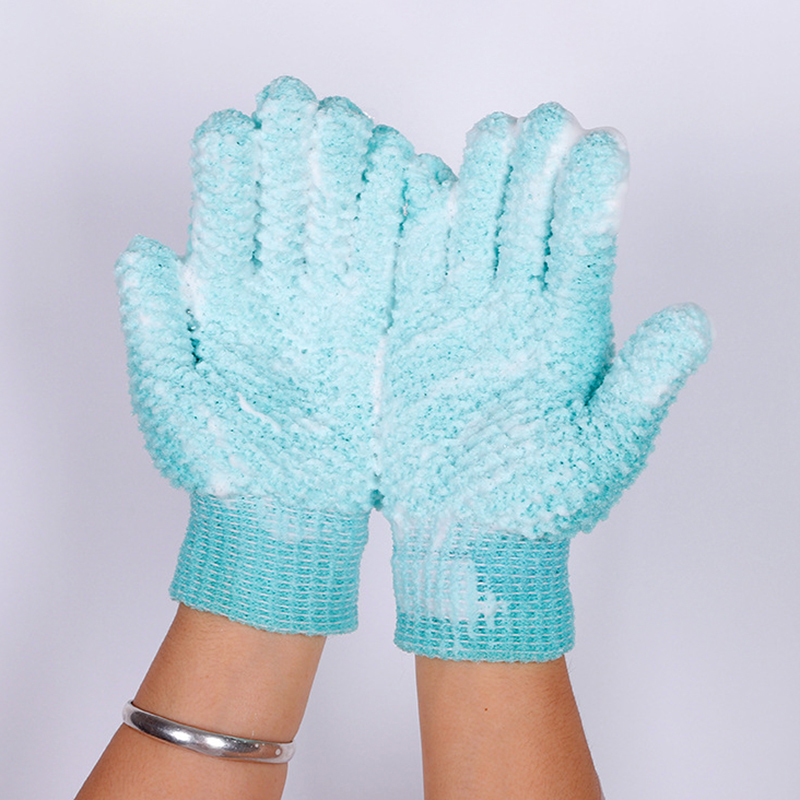 2PCS Exfoliating Bath Gloves S - Men Accessories All ulasan dan harga