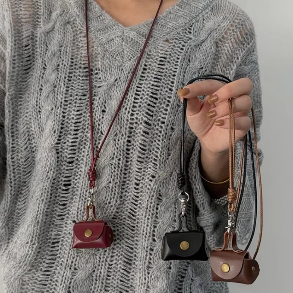 Mini and Compact Leather Hangi - Men Accessories Neck Chain ulasan dan harga