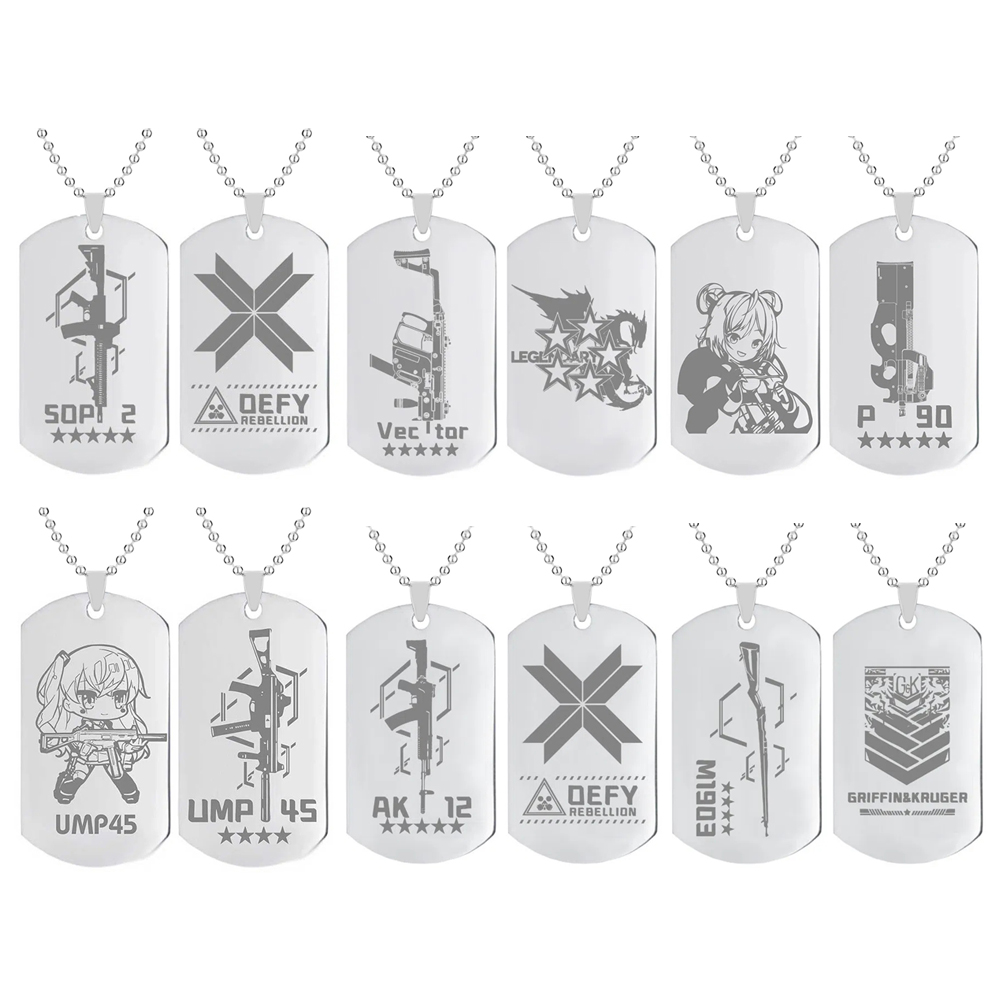 Girls Frontline Necklace for W - Men Accessories Neck Chain ulasan dan harga