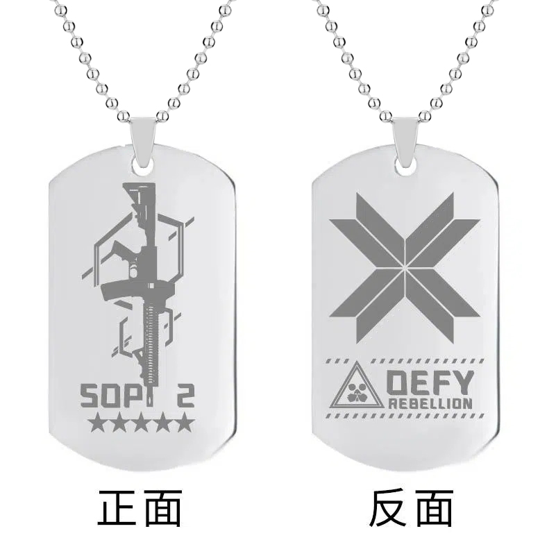 Girls Frontline Necklace for W - Men Accessories Neck Chain ulasan dan harga