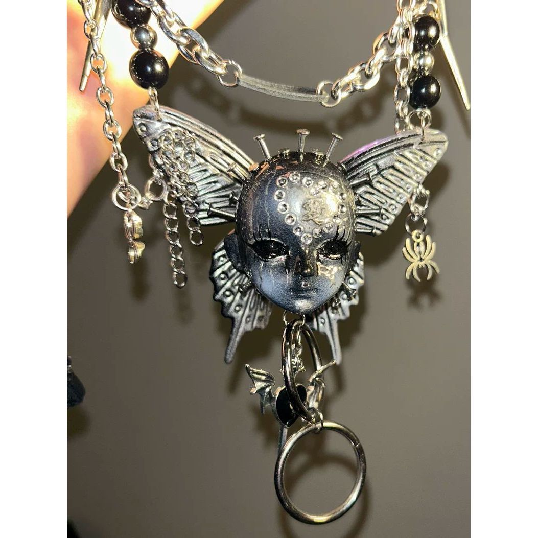 2026 New Punk Necklace Leather - Men Accessories Neck Chain ulasan dan harga