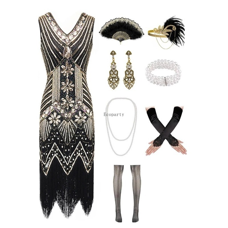 Disfraz 1920s Flapper Dresses  - Men'S Accessories In The 1920S ulasan dan harga