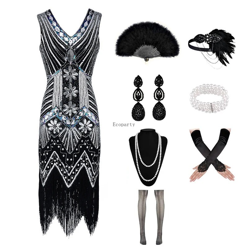 Disfraz 1920s Flapper Dresses  - Men'S Accessories In The 1920S ulasan dan harga