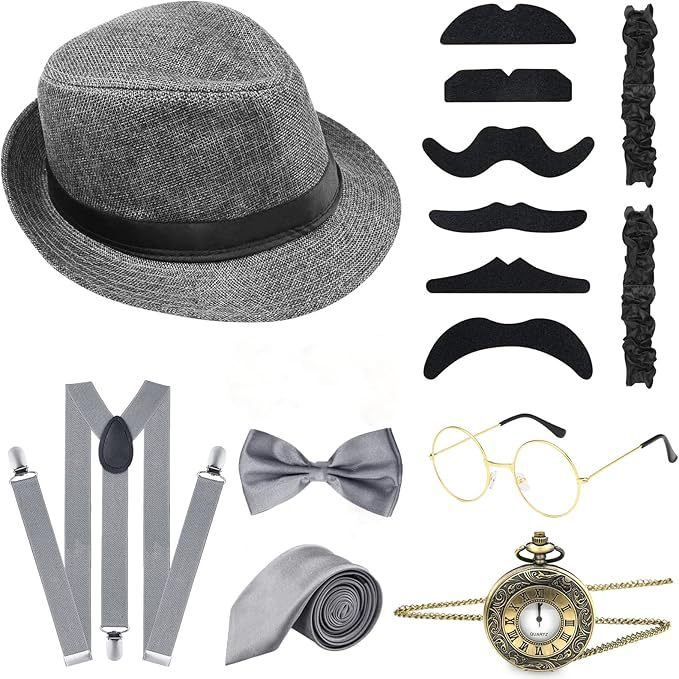 Men 1920s Gatsby Costume Acces - Men'S Accessories In The 1920S ulasan dan harga